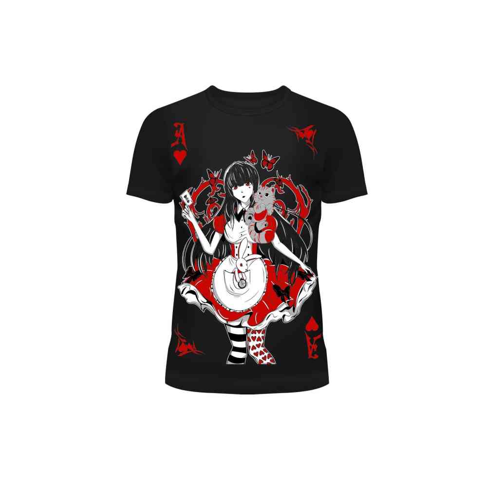 Cupcake Cult - WONDERLAND Tshirt Femme - Noir